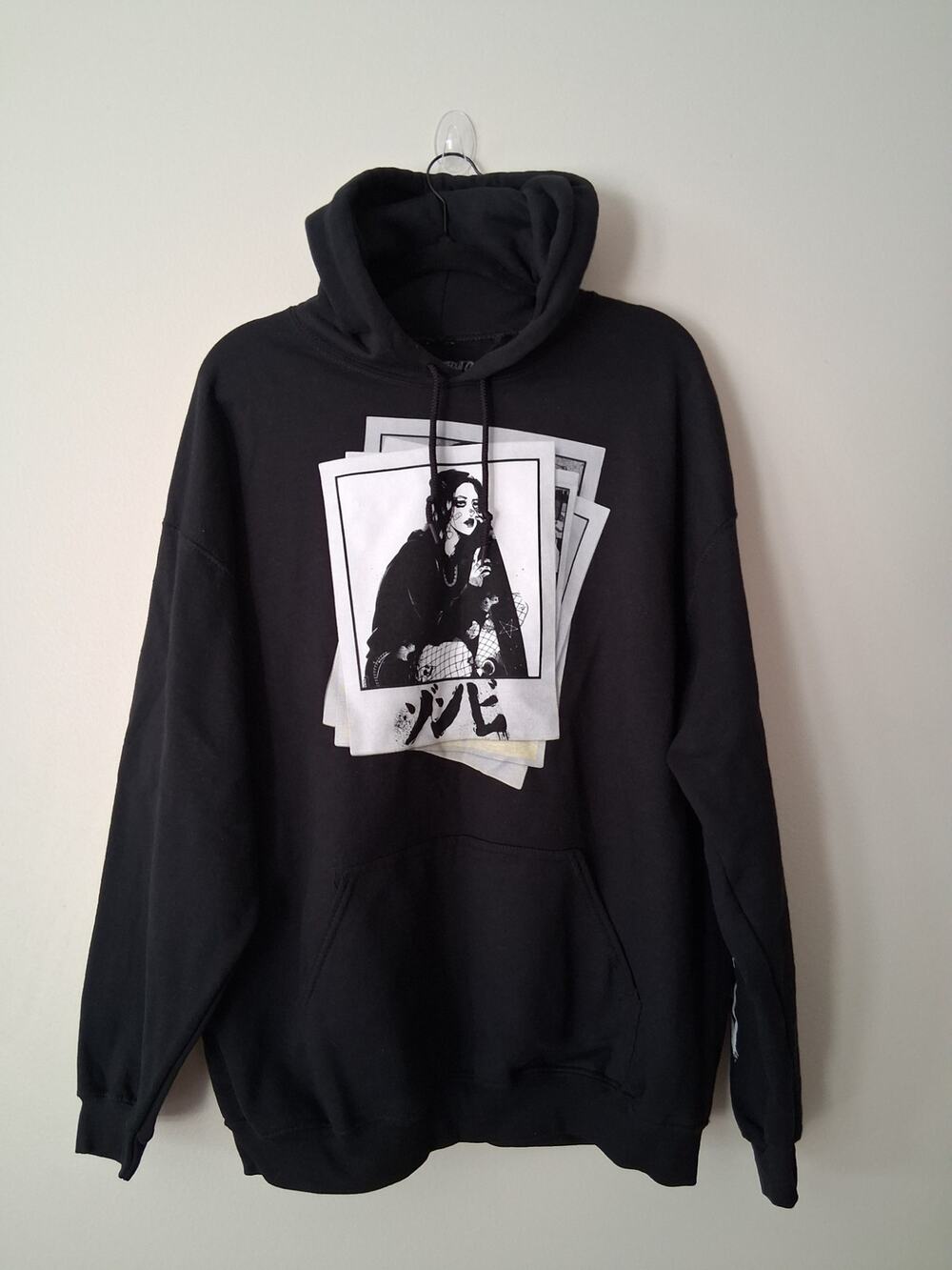 Zombie Makeout Club Instant Photo Hoodie Size XL
